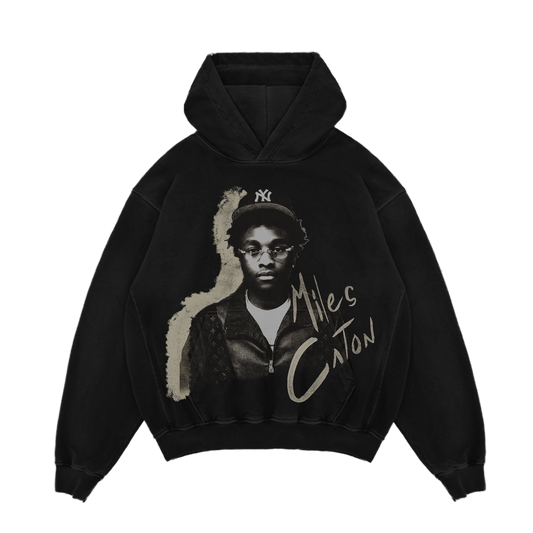 MILES HOODIE - BLACK